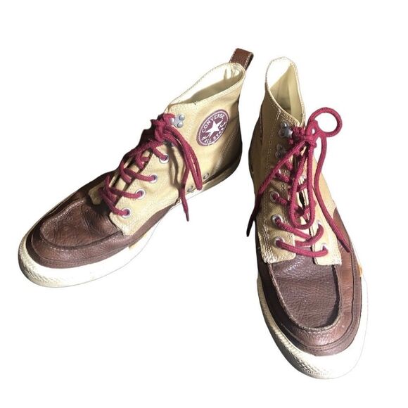 Converse Chuck Taylors All Star Hiker High Tops Canvas Leather 9.5 - Picture 1 of 6